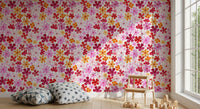 Watercolor Garden Blooms Wallpaper⁠