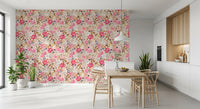 Modern Whimsical Berry Garden Wallpaper⁠
