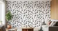 Charcoal Hand-Drawn Arrows Wallpaper⁠