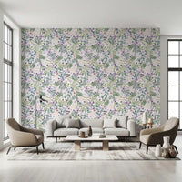 Painterly Spring Wildflower Trail Wallpaper⁠