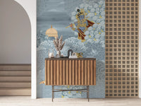 Krishna Enchanted Forest Wall Mural
