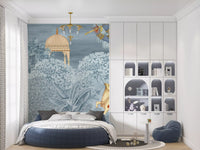 Krishna Enchanted Forest Wall Mural
