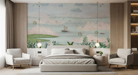 Exotic Parrot and Floral Haven Wall Mural