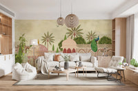 Royal Courtyard Peacock Vista Wall Mural