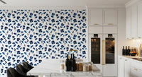 Indigo Ink Botanical Meadow Wallpaper⁠