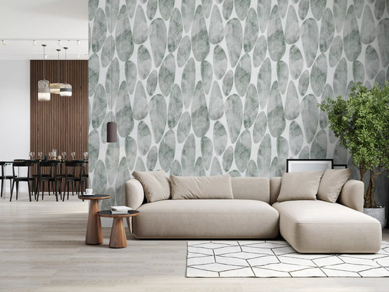 Muted Sage Pebbled Texture Wallpaper⁠