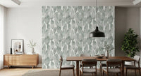Chalky sage tones wash over the Muted Sage Pebbled Texture wallpaper. GD12219
