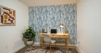 Cerulean Pebbled Texture Wallpaper⁠