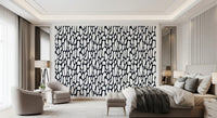 Organic Monochrome Pebbles Wallpaper⁠