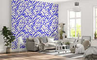 Dynamic Cobalt Motion Pattern Wallpaper⁠