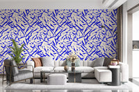 Dynamic Cobalt Motion Pattern Wallpaper⁠