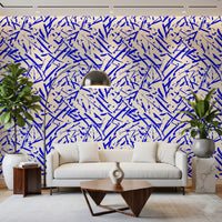 Dynamic Cobalt Motion Pattern Wallpaper⁠