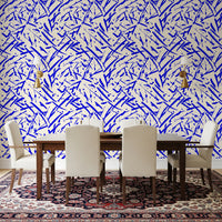 Dynamic Cobalt Motion Pattern Wallpaper⁠