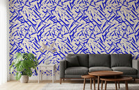 Dynamic Cobalt Motion Pattern Wallpaper⁠
