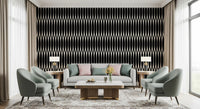 Minimalist Vertical Arch Lattice Wallpaper⁠