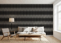 Minimalist Vertical Arch Lattice Wallpaper⁠
