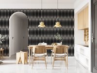 Minimalist Vertical Arch Lattice Wallpaper⁠
