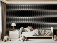 Minimalist Vertical Arch Lattice Wallpaper⁠