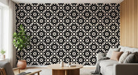 Modern Classic Geometric Lattice Wallpaper⁠