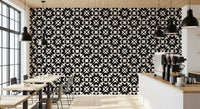 Modern Classic Geometric Lattice Wallpaper⁠