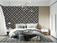 Modern Classic Geometric Lattice Wallpaper⁠