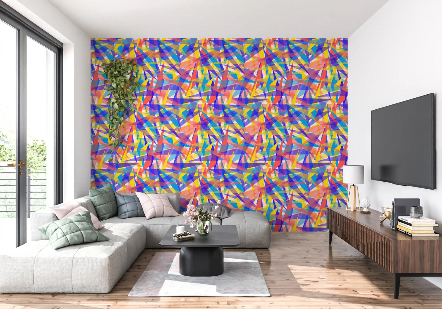 Abstract Prism Fragmentation Wallpaper⁠