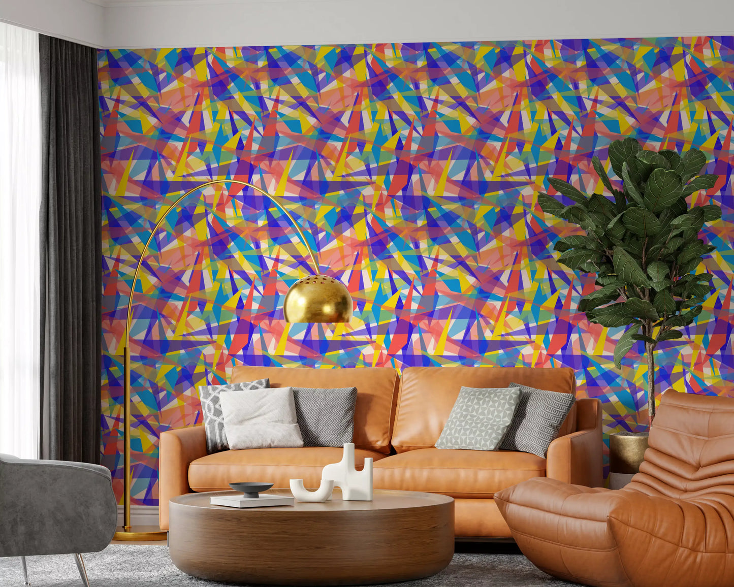 Abstract Prism Fragmentation Wallpaper⁠