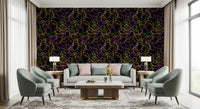 Tangled Glow Modern Art Wallpaper⁠