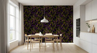 Tangled Glow Modern Art Wallpaper⁠