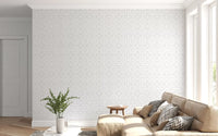 Minimalist Geometric Lattice Lines Wallpaper⁠