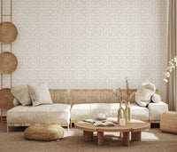 Minimalist Geometric Lattice Lines Wallpaper⁠