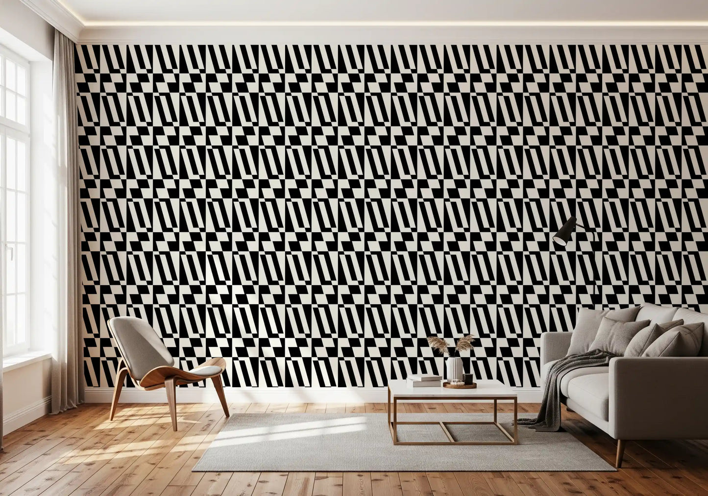 Minimalist Graphic Tiling Wallpaper⁠