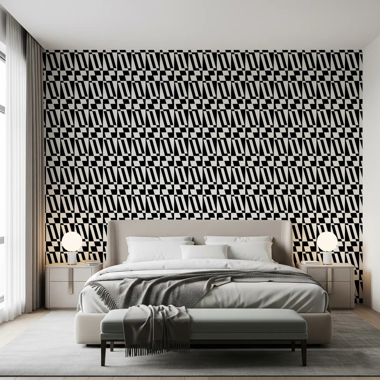 Minimalist Graphic Tiling Wallpaper⁠