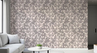Muted Meadow Botanical Sketch Wallpaper⁠