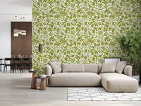 Sage Botanical Silhouette Wallpaper⁠