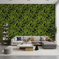 Electric Neon Grid Lines Wallpaper⁠