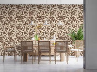 Rustic Botanical Silhouette Wallpaper⁠