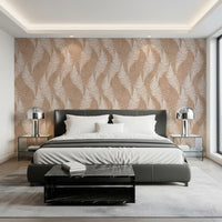 Rustic Fern Silhouette Botanical Wallpaper⁠