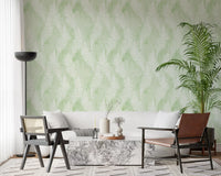 Ethereal Sage Fern Fronds Wallpaper⁠