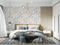 Soft Watercolor Petal Motif Wallpaper⁠
