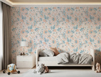 Soft Watercolor Petal Motif Wallpaper⁠