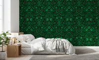 Forest Folk Tale Botanical Wallpaper⁠