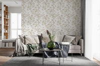 Ethereal Winged Meadow Motif Wallpaper⁠