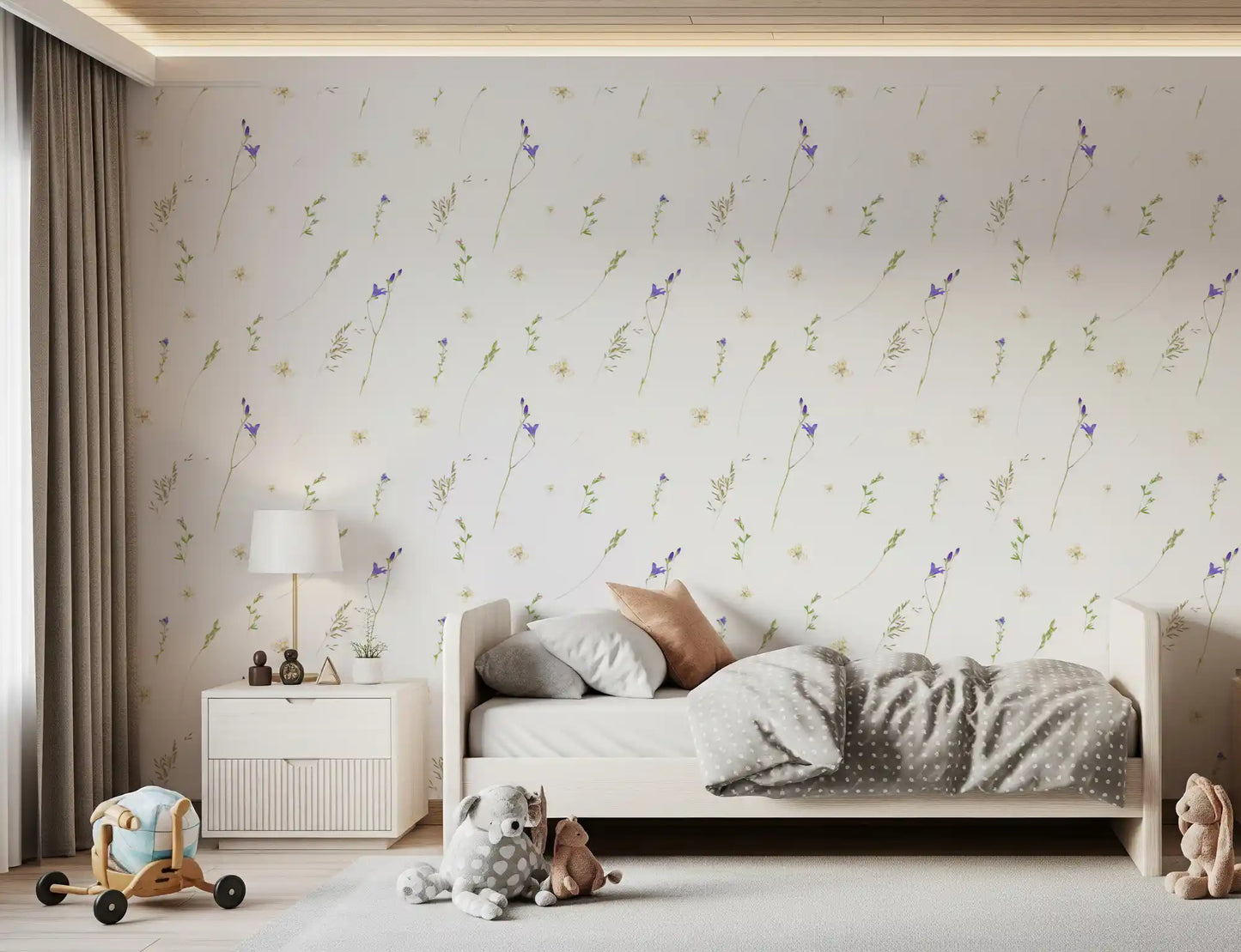 Botanical Pressed Grasses Wallpaper⁠