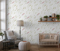 Rustic Meadow Sprigs Wallpaper⁠