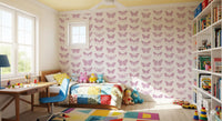 Soft Pink Moth Assemblage Wallpaper⁠