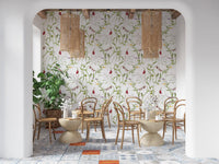 Wildflower Meadow Botanical Wallpaper⁠