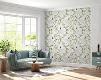 Wildflower Meadow Botanical Wallpaper⁠