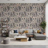 Abstract Zebra Stripe Texture Wallpaper⁠