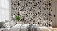 Abstract Zebra Stripe Texture Wallpaper⁠